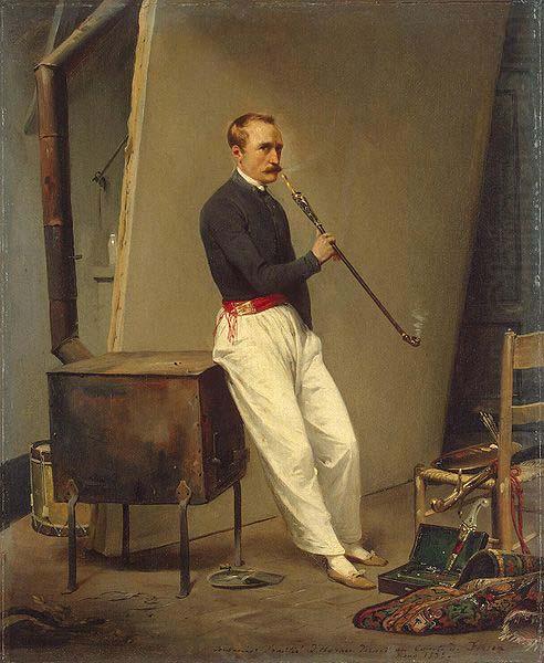 Horace Vernet Self portrait oil painting picture